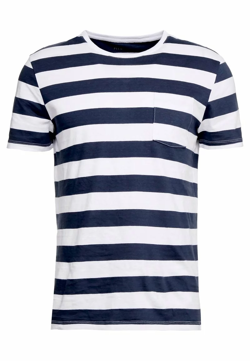 Pier One Uomo T-shirt Con Stampa - Dark Blue/white 7 Pier One Uomo T-shirt Con Stampa - Dark Blue/white - immagine 5