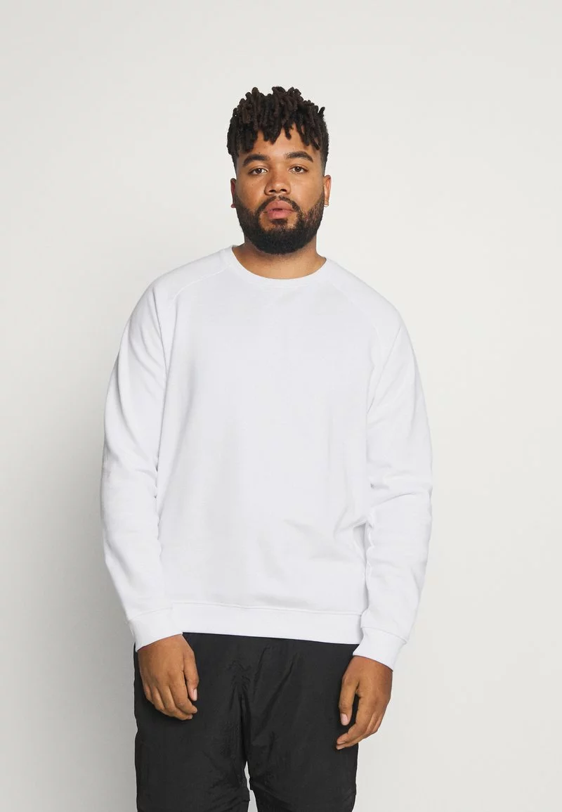 Pier One Uomo BIG CREW NECK 2PACK - Felpa - Black/white 4 Pier One Uomo BIG CREW NECK 2PACK - Felpa - Black/white - immagine 2