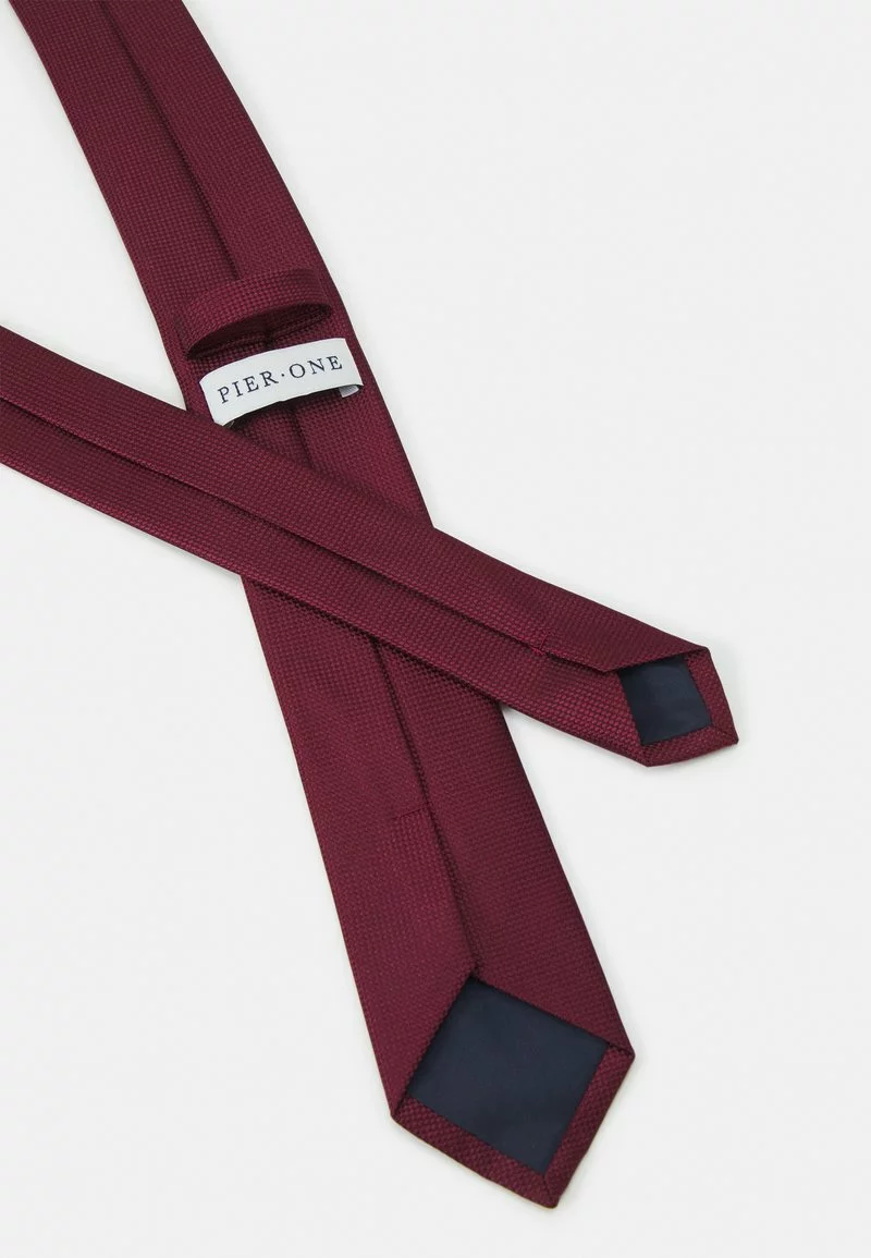 Pier One Uomo Cravatta - Bordeaux 4 Pier One Uomo Cravatta - Bordeaux - immagine 2