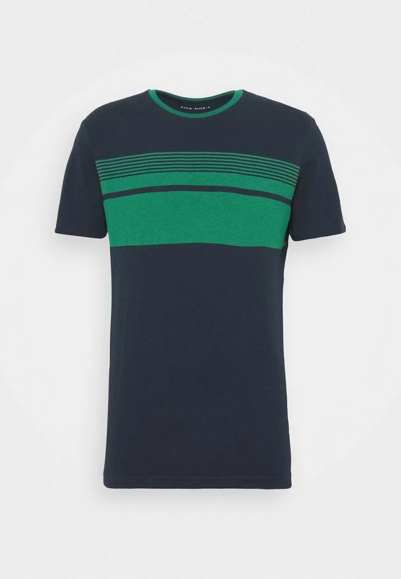 Pier One Uomo T-shirt Con Stampa - Dark Blue 7 Pier One Uomo T-shirt Con Stampa - Dark Blue - immagine 5