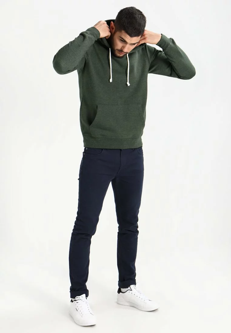 Pier One Uomo Felpa Con Cappuccio - Khaki 4 Pier One Uomo Felpa Con Cappuccio - Khaki - immagine 2