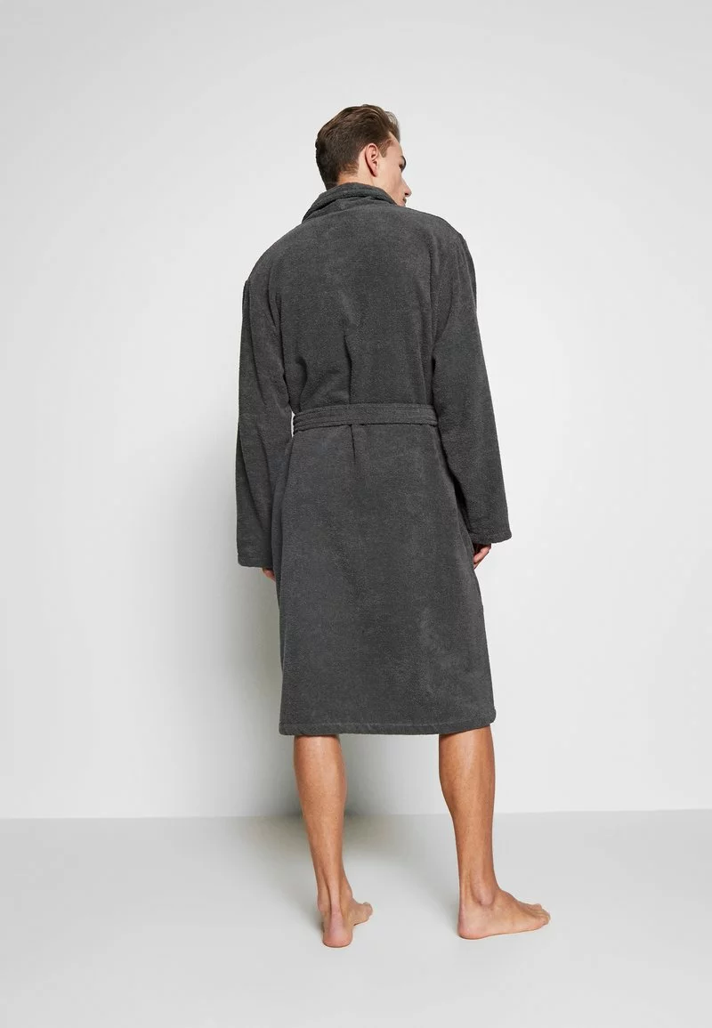 Pier One Uomo Accappatoio - Dark Gray 5 Pier One Uomo Accappatoio - Dark Gray - immagine 3