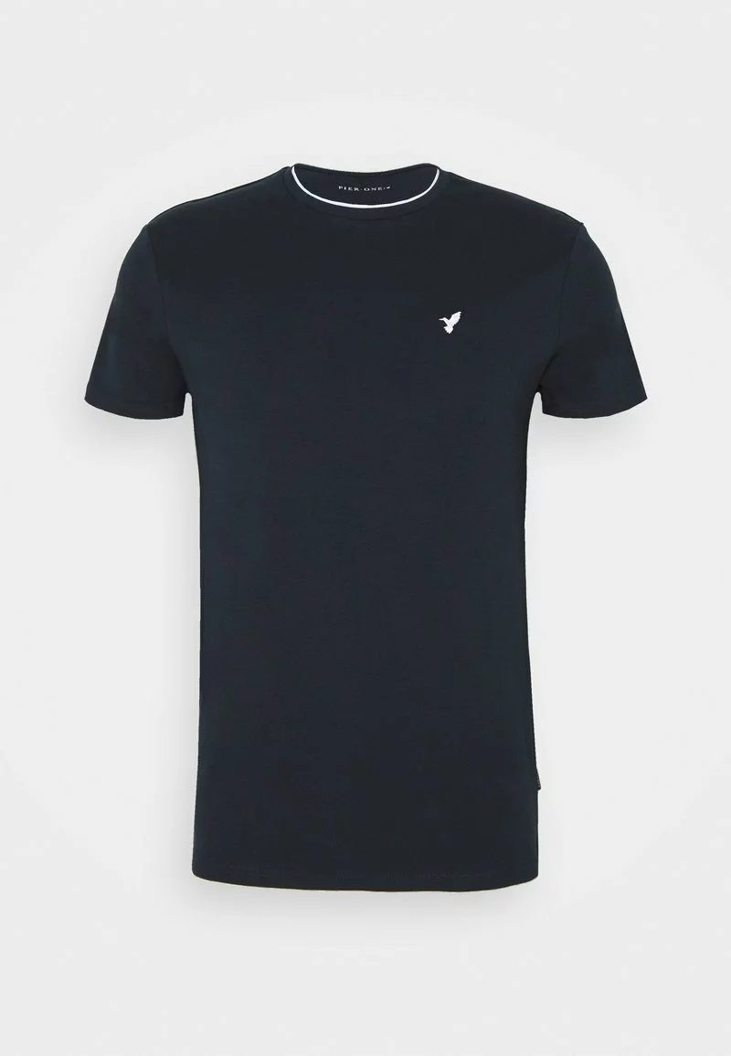Pier One Uomo T-shirt Basic - Dark Blue 7 Pier One Uomo T-shirt Basic - Dark Blue - immagine 5