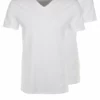Pier One Uomo 2 PACK - T-shirt Basic - White 2 Pier One Uomo 2 PACK - T-shirt Basic - White -Moda Perfetta 90cafece5651477aa6c7695a68f429a4