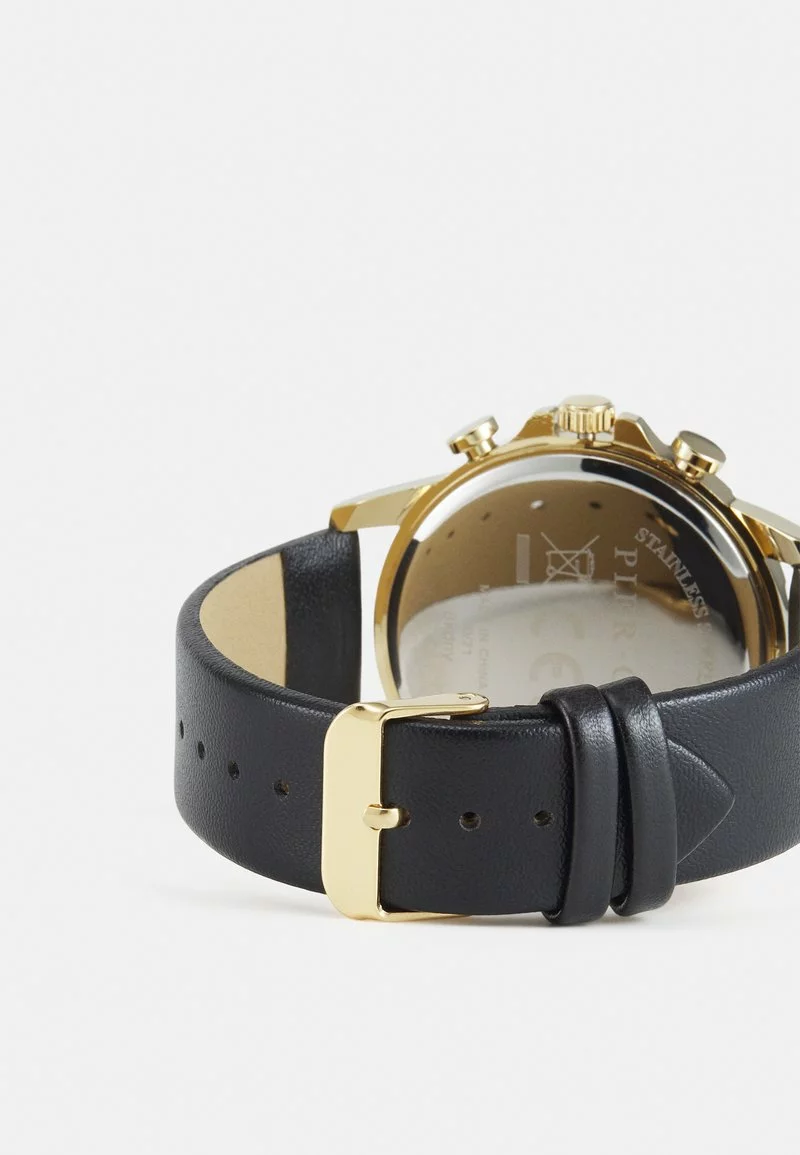 Pier One UNISEX - Cronografo - Black/gold-coloured 4 Pier One UNISEX - Cronografo - Black/gold-coloured - immagine 2
