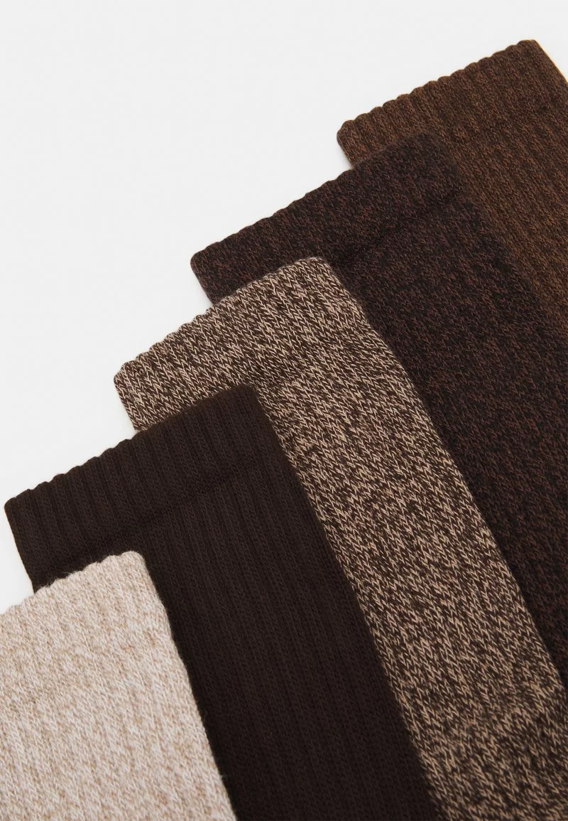 Pier One Uomo 5 PACK - Calze - Brown 4 Pier One Uomo 5 PACK - Calze - Brown - immagine 2