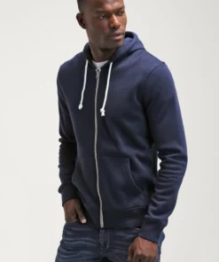 Pier One Uomo Felpa Con Zip - Navy