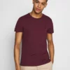 Pier One Uomo T-shirt Basic - Bordeaux