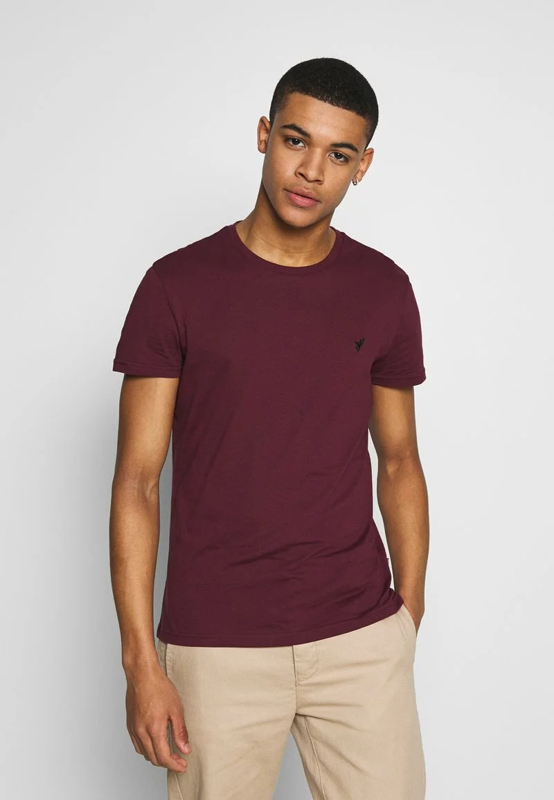 Pier One Uomo T-shirt Basic - Bordeaux 3 Pier One Uomo T-shirt Basic - Bordeaux