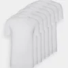 Pier One Uomo 7 PACK - T-shirt Basic - White -Moda Perfetta 96fcf3fd8c6a42908dccdb5f46ff0bf3