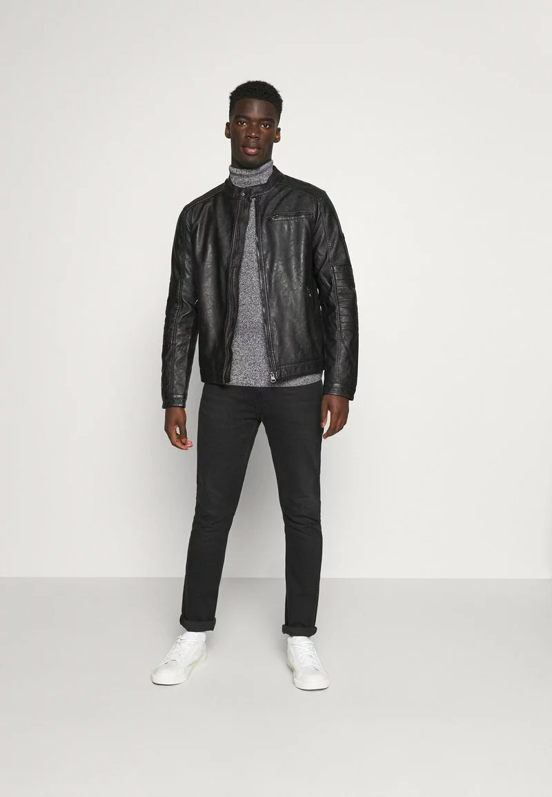 Pier One Uomo MUSCLE FIT TURTLE - Maglione - Mottled Grey 4 Pier One Uomo MUSCLE FIT TURTLE - Maglione - Mottled Grey - immagine 2