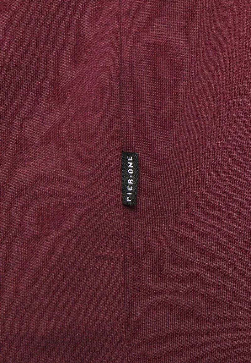 Pier One Uomo T-shirt Basic - Bordeaux 9 Pier One Uomo T-shirt Basic - Bordeaux - immagine 7