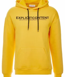 Pier One Unisex Felpa Con Cappuccio - Yellow 10 Pier One Unisex Felpa Con Cappuccio - Yellow -Moda Perfetta 9b1b835b431d4f23b2744e21a60b2d37