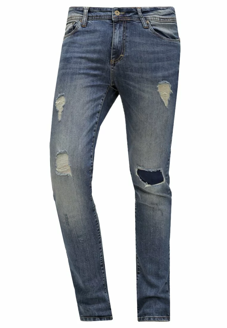 Pier One Uomo Jeans Slim Fit - Destroyed Denim 8 Pier One Uomo Jeans Slim Fit - Destroyed Denim - immagine 6
