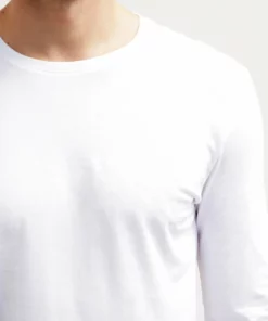 Pier One Uomo Maglietta A Manica Lunga - White -Moda Perfetta 9b66f1de3ccf468bbba1f95c27c915e5