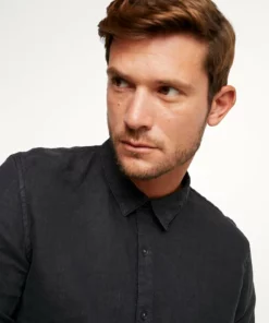 Pier One Uomo Camicia - Black -Moda Perfetta 9b976693fe414f65ade712265a5d8272