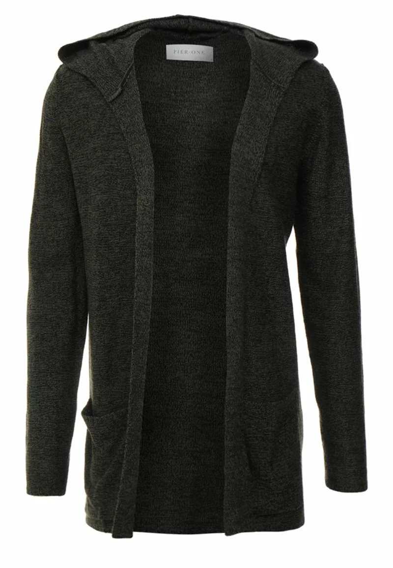 Pier One Uomo Cardigan - Black/olive 8 Pier One Uomo Cardigan - Black/olive - immagine 6