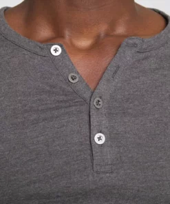 Pier One Uomo Maglietta A Manica Lunga - Dark Grey Melange -Moda Perfetta 9fa0bd08b6f44f73b85559e4ea2fd5b9