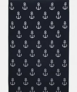 Pier One Uomo BEACH TOWEL 150X100CM 550GSM - Telo Mare - Dark Blue/white
