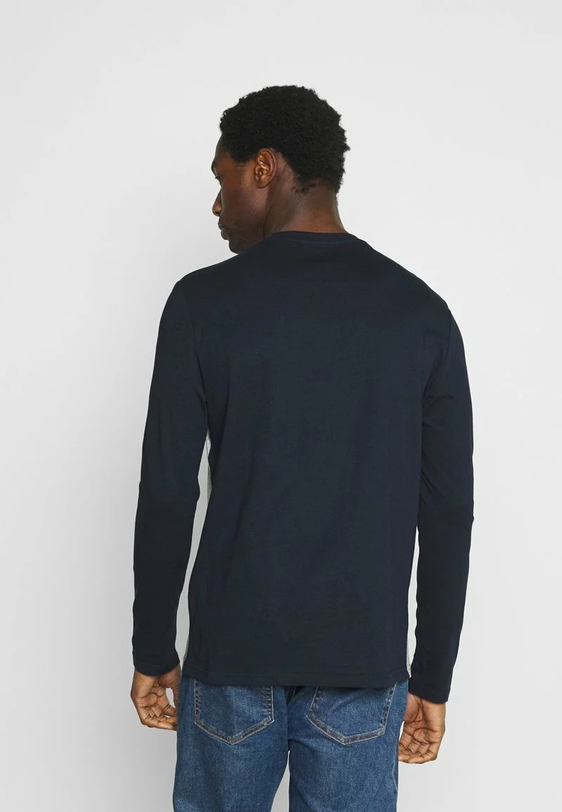 Pier One Uomo Maglietta A Manica Lunga - Dark Blue 5 Pier One Uomo Maglietta A Manica Lunga - Dark Blue - immagine 3