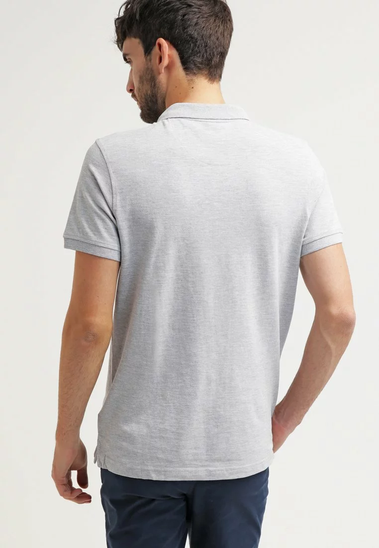 Pier One Uomo Polo - Light Grey Melange 5 Pier One Uomo Polo - Light Grey Melange - immagine 3