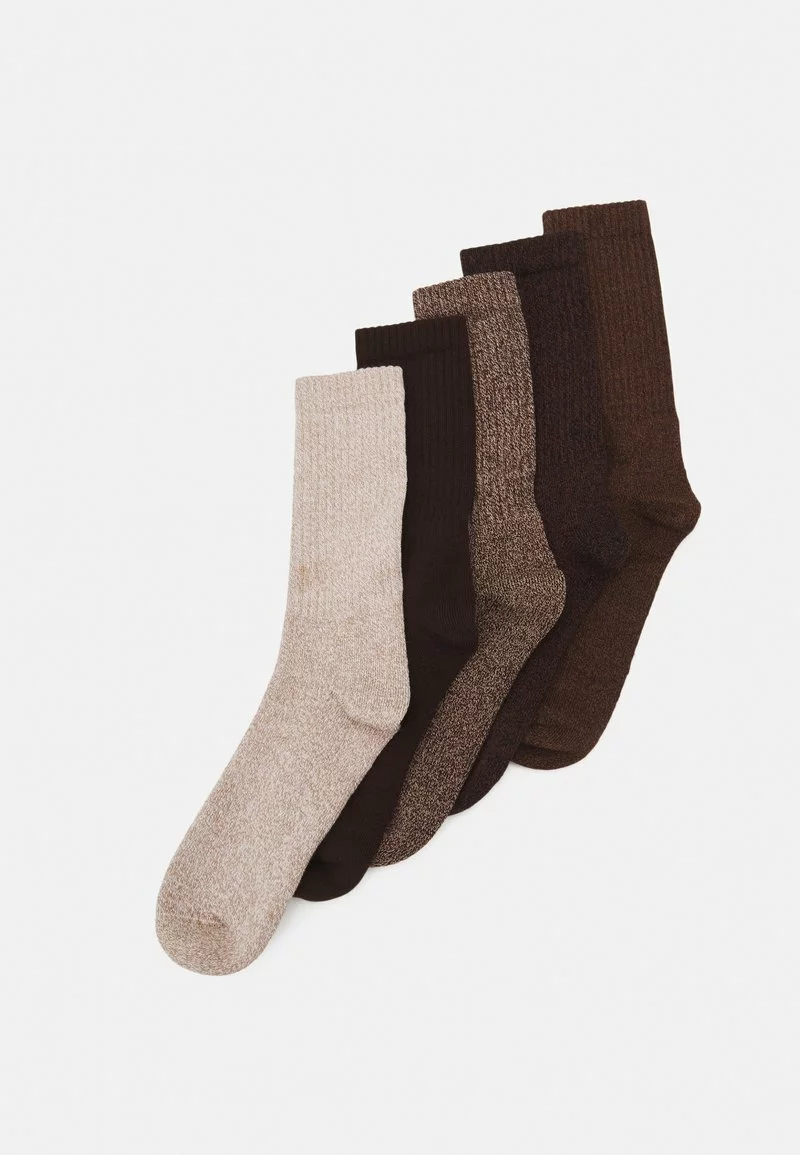 Pier One Uomo 5 PACK - Calze - Brown 3 Pier One Uomo 5 PACK - Calze - Brown