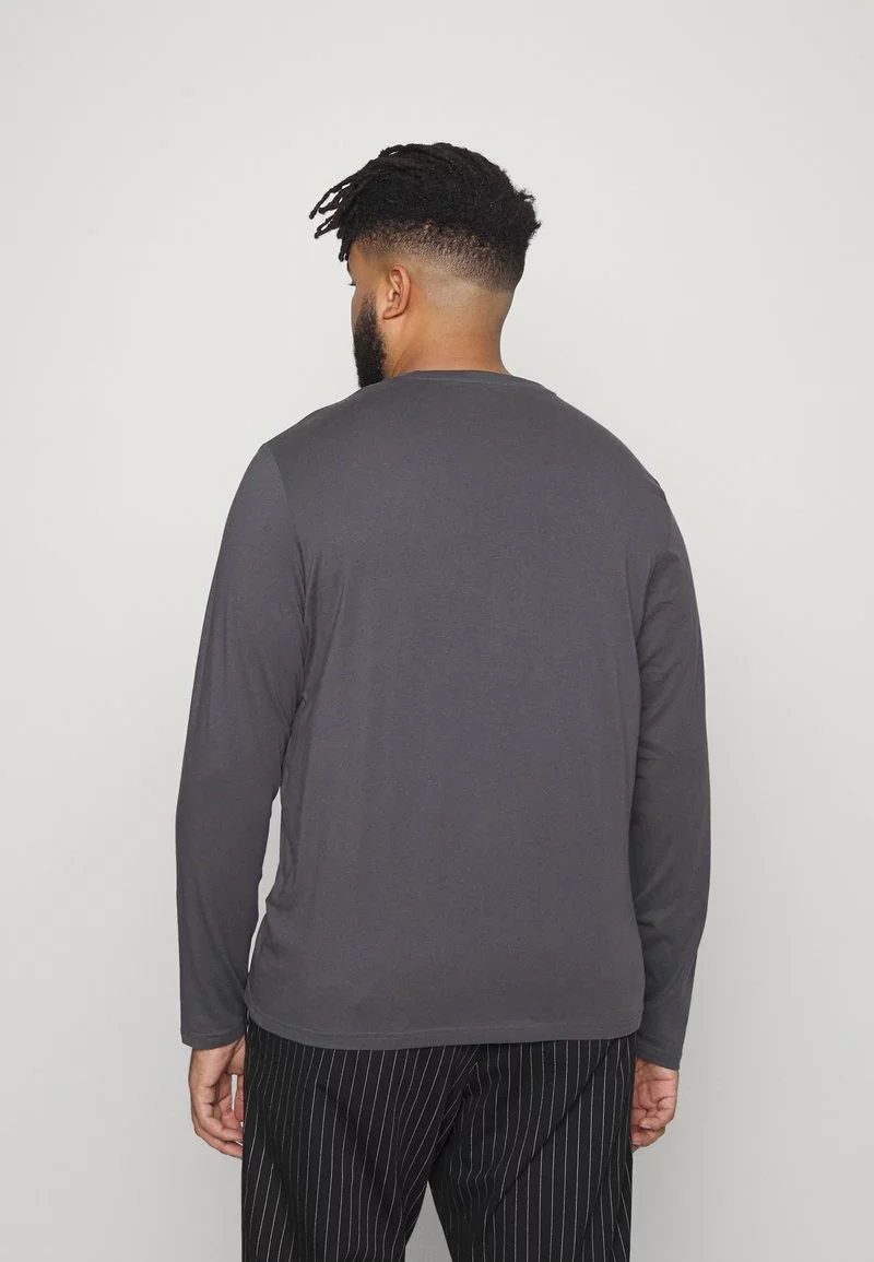 Pier One Uomo Maglietta A Manica Lunga - Grey 5 Pier One Uomo Maglietta A Manica Lunga - Grey - immagine 3