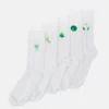 Pier One Uomo 5 PACK - Calze - White 1 Pier One Uomo 5 PACK - Calze - White -Moda Perfetta a450946336824b63aa602f0674a2fe6f