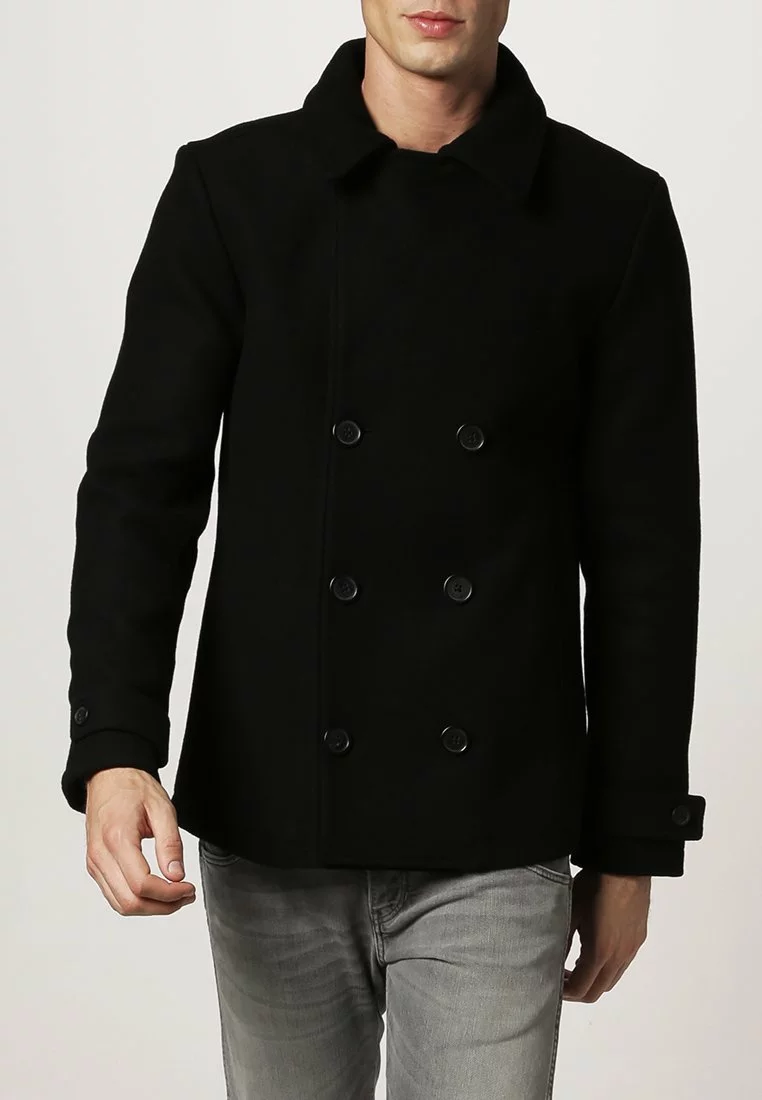 Pier One Uomo Cappotto Corto - Black 4 Pier One Uomo Cappotto Corto - Black - immagine 2
