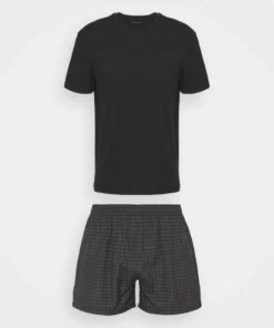 Pier One Uomo Pigiama - Black/dark Grey 18 Pier One Uomo Pigiama - Black/dark Grey -Moda Perfetta a68e584bbc884c1e909b7e8bbf73274d