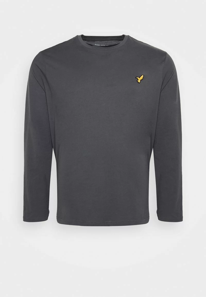 Pier One Uomo Maglietta A Manica Lunga - Grey 6 Pier One Uomo Maglietta A Manica Lunga - Grey - immagine 4