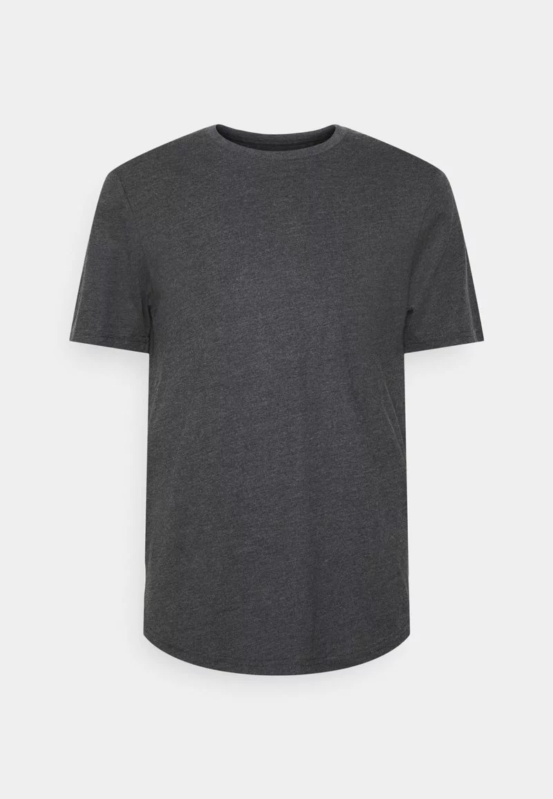 Pier One Uomo 7 PACK - T-shirt Basic - Mottled Dark Grey/white/black 7 Pier One Uomo 7 PACK - T-shirt Basic - Mottled Dark Grey/white/black - immagine 5