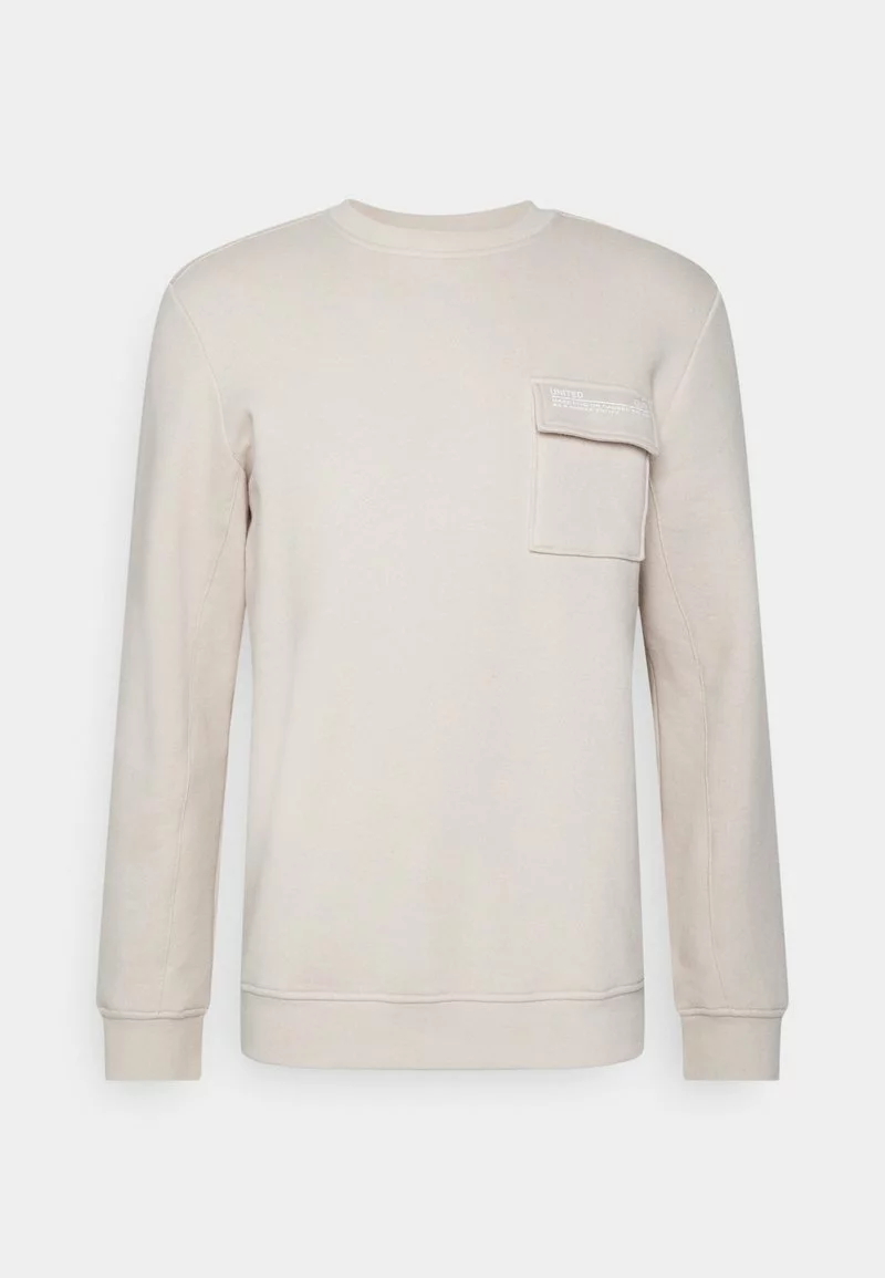 Pier One Uomo UNITED UTILITY CREW - Felpa - Stone 7 Pier One Uomo UNITED UTILITY CREW - Felpa - Stone - immagine 5