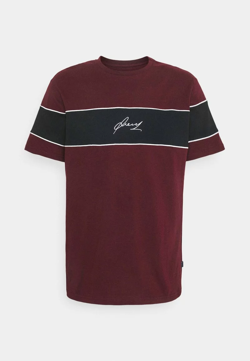 Pier One Uomo T-shirt Con Stampa - Bordeaux/black/white 7 Pier One Uomo T-shirt Con Stampa - Bordeaux/black/white - immagine 5