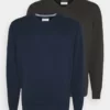 Pier One Uomo 2 PACK - Maglione - Dark Blue/mottled Dark Grey 1 Pier One Uomo 2 PACK - Maglione - Dark Blue/mottled Dark Grey -Moda Perfetta aa81430457c1486894ee5ccc4e0fa19c