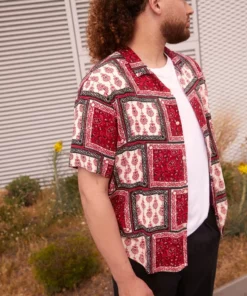 Pier One Uomo PAISLEY - Camicia - Red-beige 12 Pier One Uomo PAISLEY - Camicia - Red-beige -Moda Perfetta aa828ba23c1b4a37aab21ebc7baa2faa