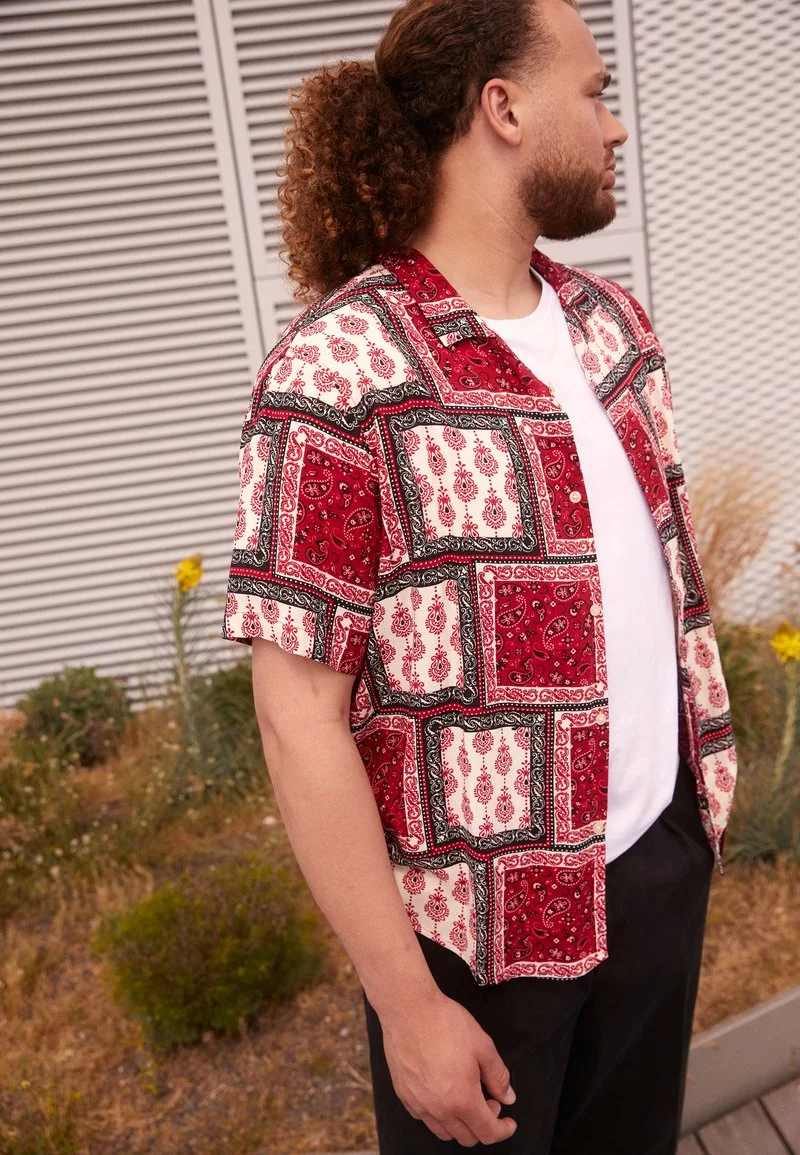 Pier One Uomo PAISLEY - Camicia - Red-beige 5 Pier One Uomo PAISLEY - Camicia - Red-beige - immagine 3