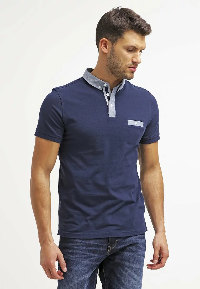 Pier One Uomo Polo - Dark Blue 3 Pier One Uomo Polo - Dark Blue