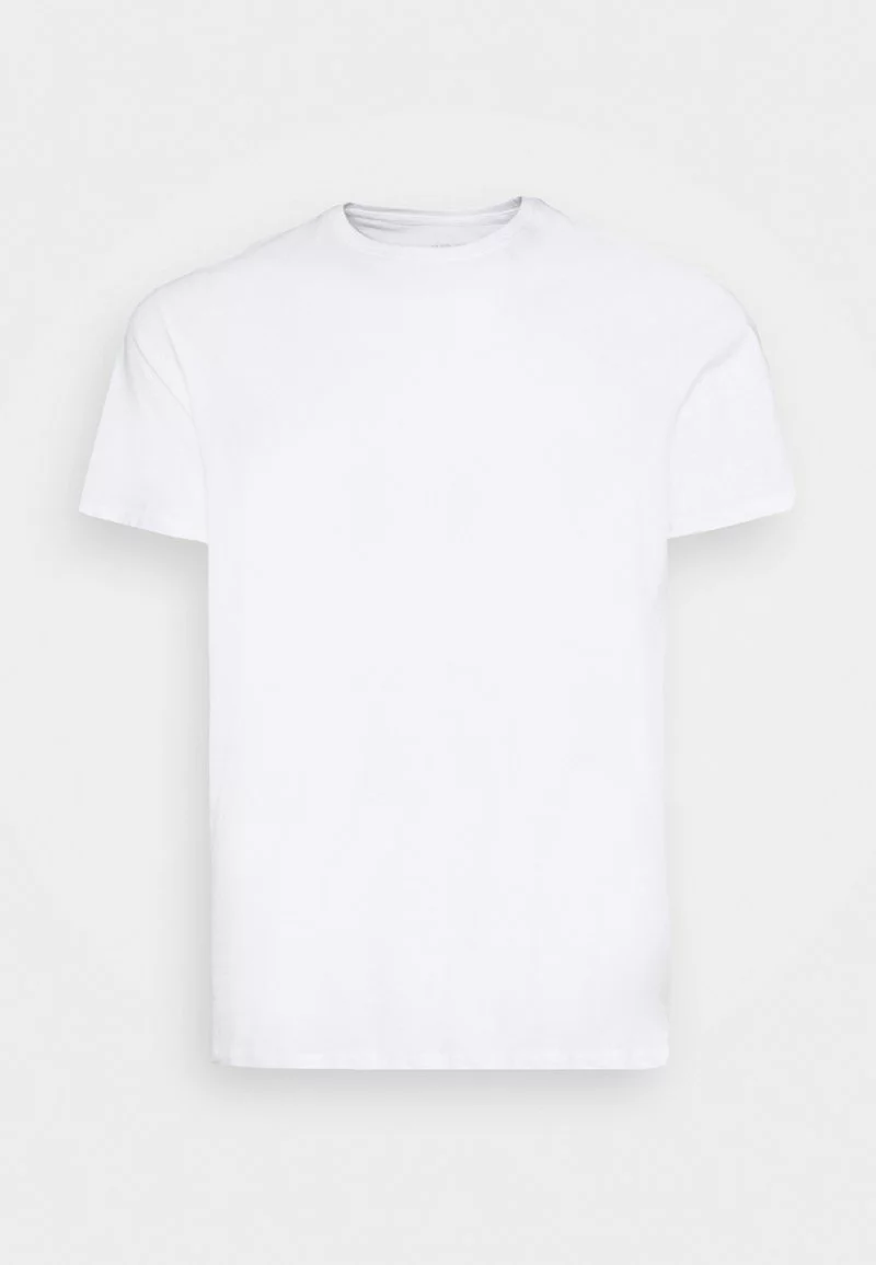 Pier One Uomo 3 PACK - T-shirt Basic - White 3 Pier One Uomo 3 PACK - T-shirt Basic - White