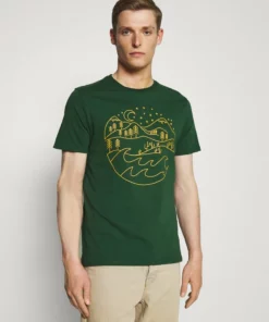 Pier One Uomo T-shirt Con Stampa - Dark Green