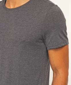 Pier One Uomo 2 PACK - T-shirt Basic - Dark Grey Melange -Moda Perfetta ab93cc1af2bf419381af6129f4a47ebb