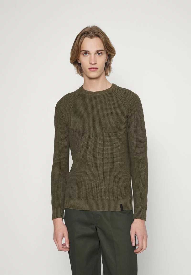 Pier One Uomo Maglione - Olive 3 Pier One Uomo Maglione - Olive