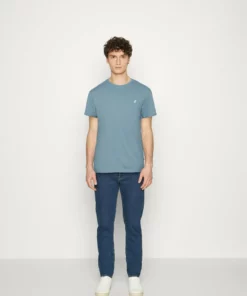 Pier One Uomo WITH BIRD STRAIGHT 5 PACK - T-shirt Basic - Beige/white/light Blue