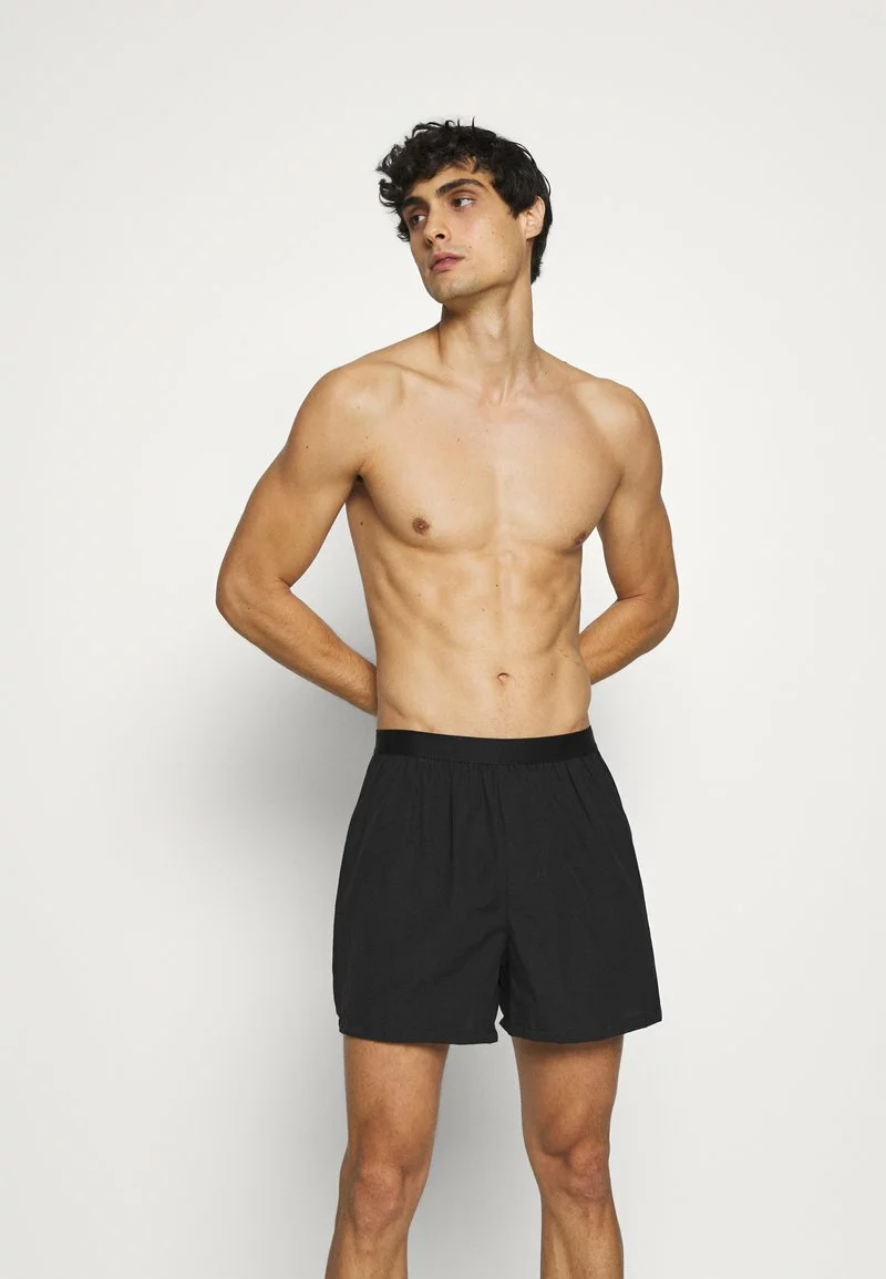 Pier One Uomo 3 PACK - Boxer - Black 3 Pier One Uomo 3 PACK - Boxer - Black