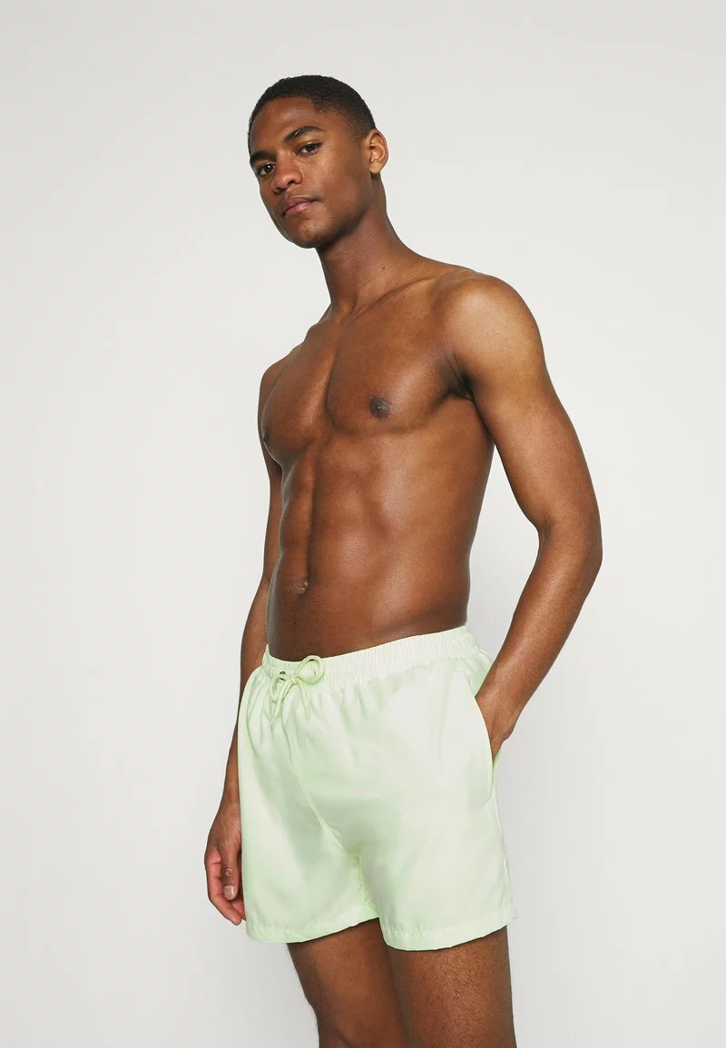 Pier One Uomo PEACHY SOFT BEACH SHORTS - Shorts Da Mare - Light Green 3 Pier One Uomo PEACHY SOFT BEACH SHORTS - Shorts Da Mare - Light Green