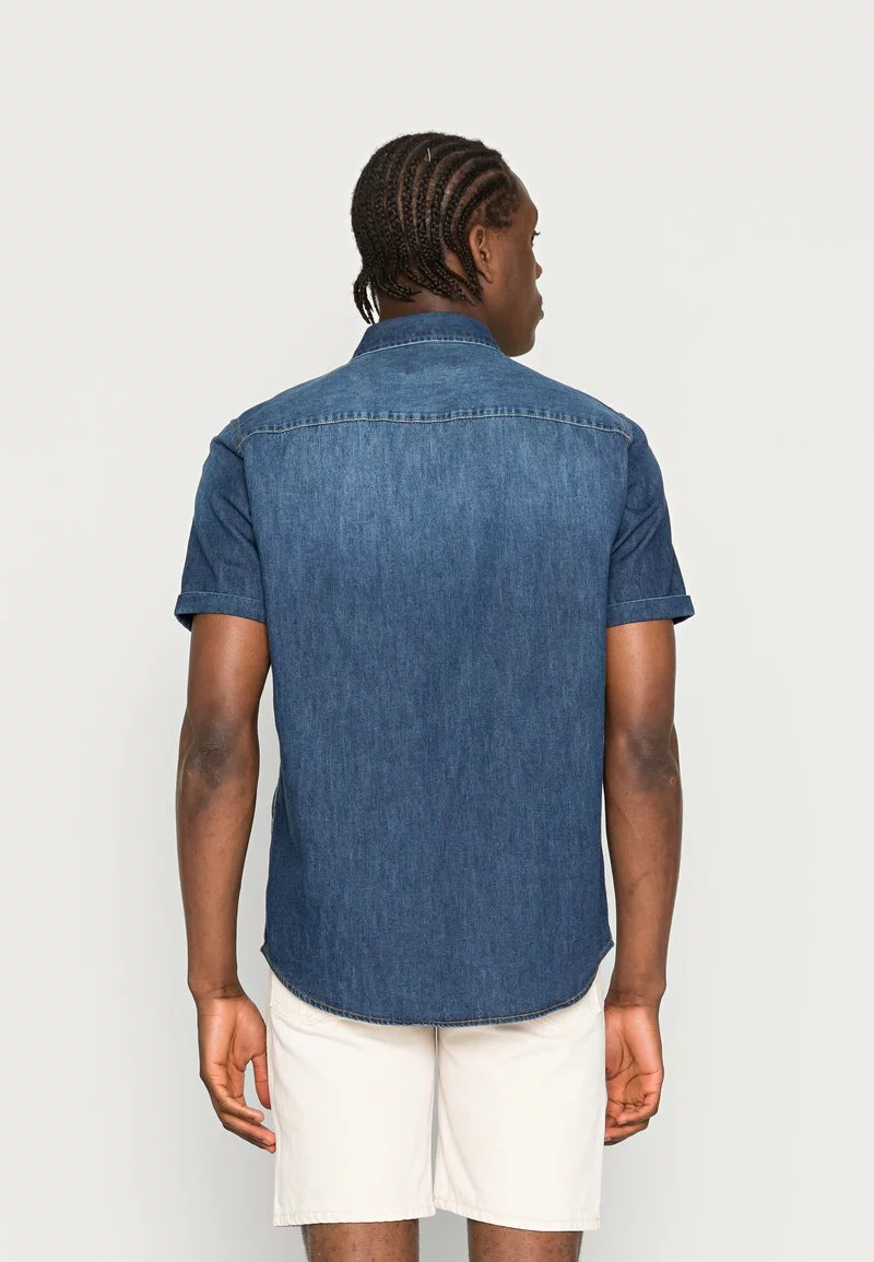 Pier One Uomo Camicia - Dark Blue 5 Pier One Uomo Camicia - Dark Blue - immagine 3