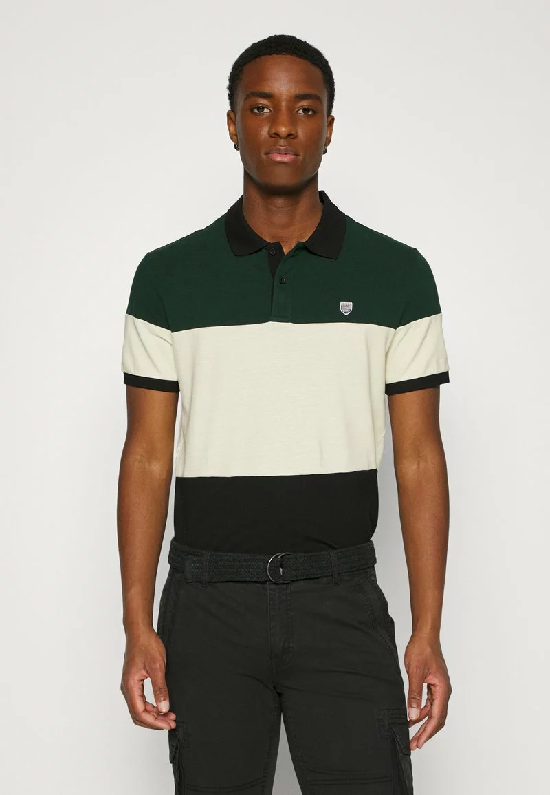 Pier One Uomo Polo - Green /white /black 3 Pier One Uomo Polo - Green /white /black