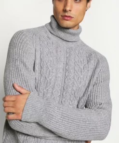 Pier One Uomo NEW CABLE TURTLENECK JUMPER - Maglione - Light Grey 11 Pier One Uomo NEW CABLE TURTLENECK JUMPER - Maglione - Light Grey -Moda Perfetta b0c36f7fa40740978e1ce13ca2fa9e81