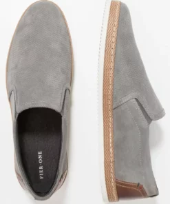Pier One Uomo Scarpe Senza Lacci - Grey 9 Pier One Uomo Scarpe Senza Lacci - Grey -Moda Perfetta b0f943547f574d4d9d0246649738cdf6