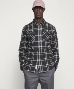 Pier One Uomo Camicia - Mottled Dark Grey -Moda Perfetta b29bd2ec8e564243b858de2798f93b14